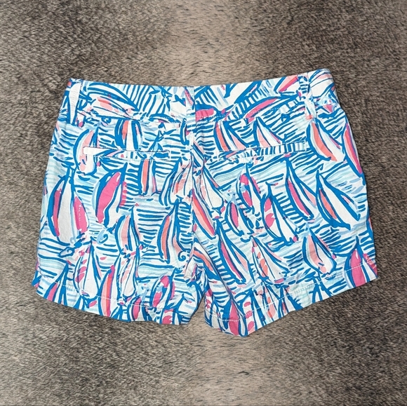 Lilly Pulitzer The Callahan Short Red Right Return Women's 2 - Picture 7 of 10